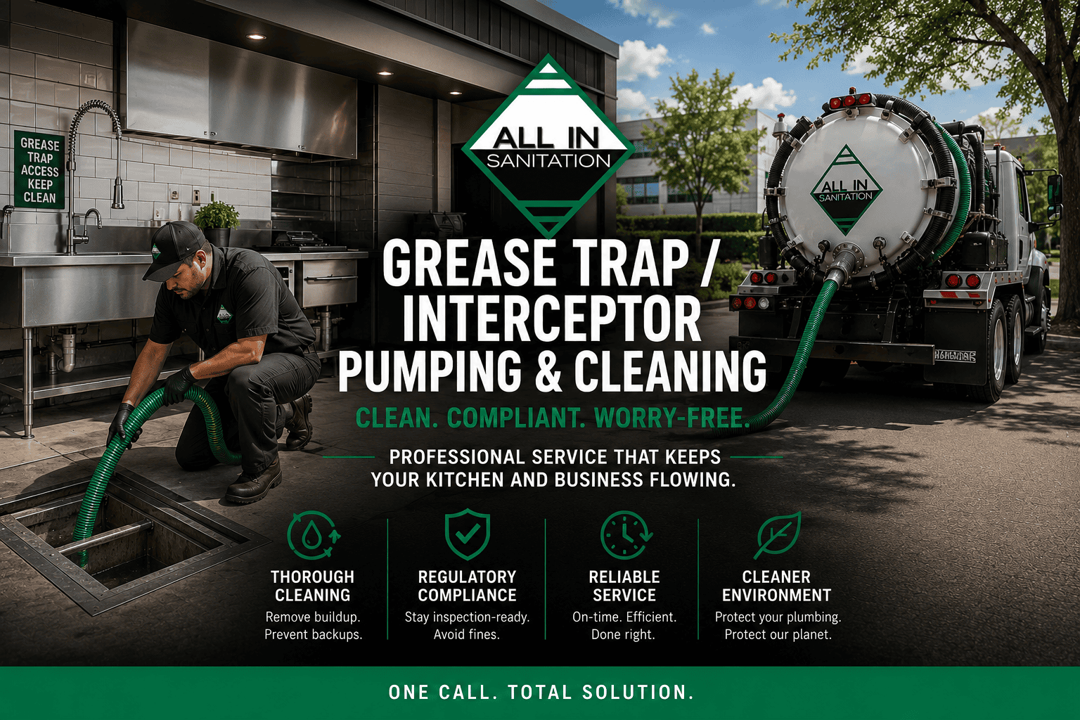 Restaurant Grease Interceptor Service Los Angeles, Grease Trap Cleaning & Pumping