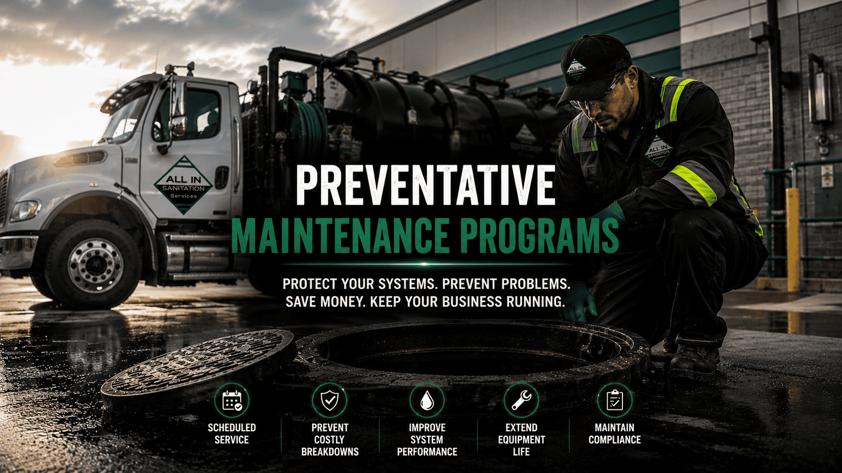 Preventative Plumbing, Septic, Grease & Drain Maintenance Programs