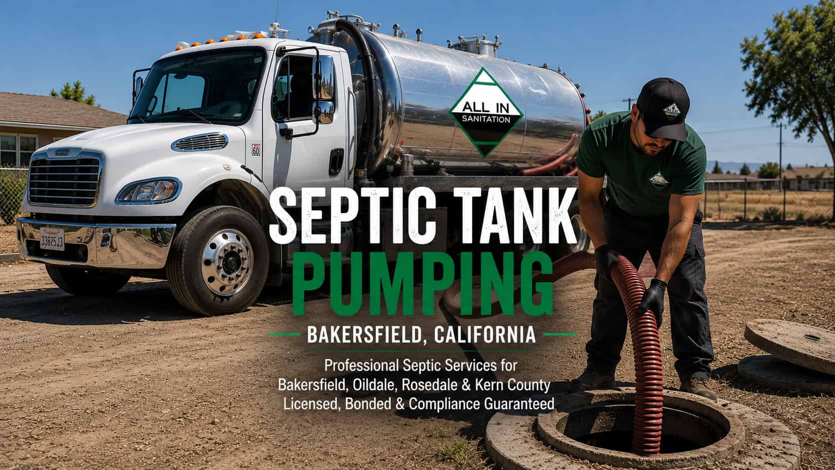 Septic Tank Pumping in Bakersfield