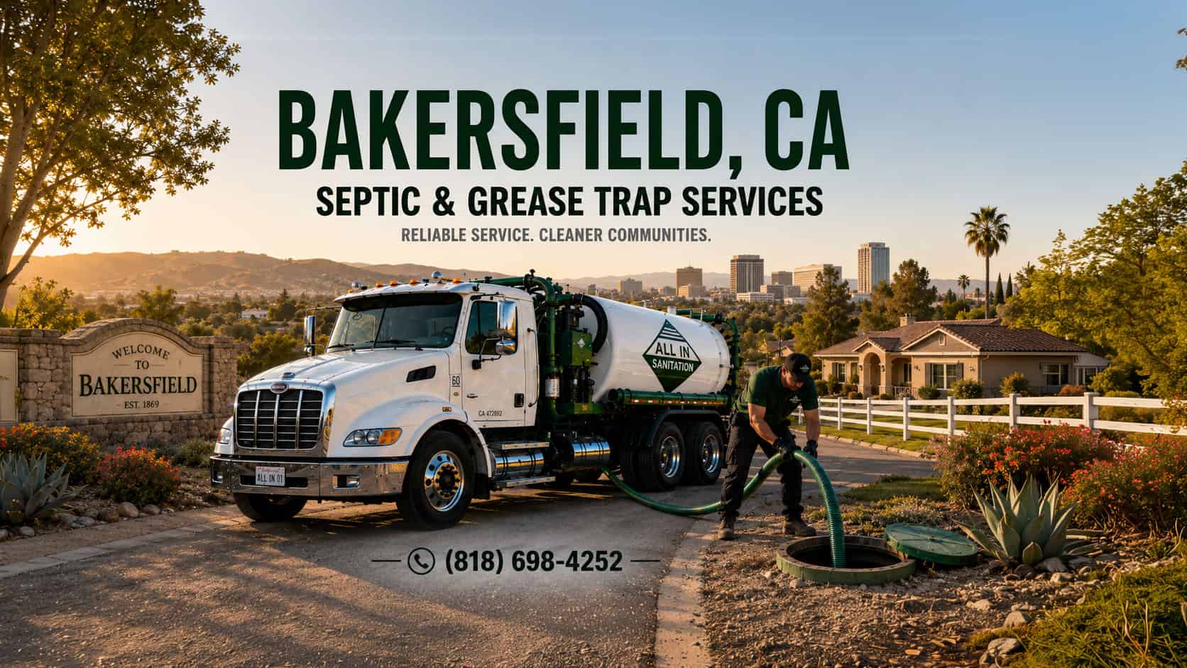 Septic Tank Pumping Bakersfield, CA